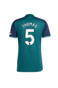 Fotbalové Dres Arsenal Thomas Partey #5 Třetí Oblečení 2023-24 Krátký Rukáv
